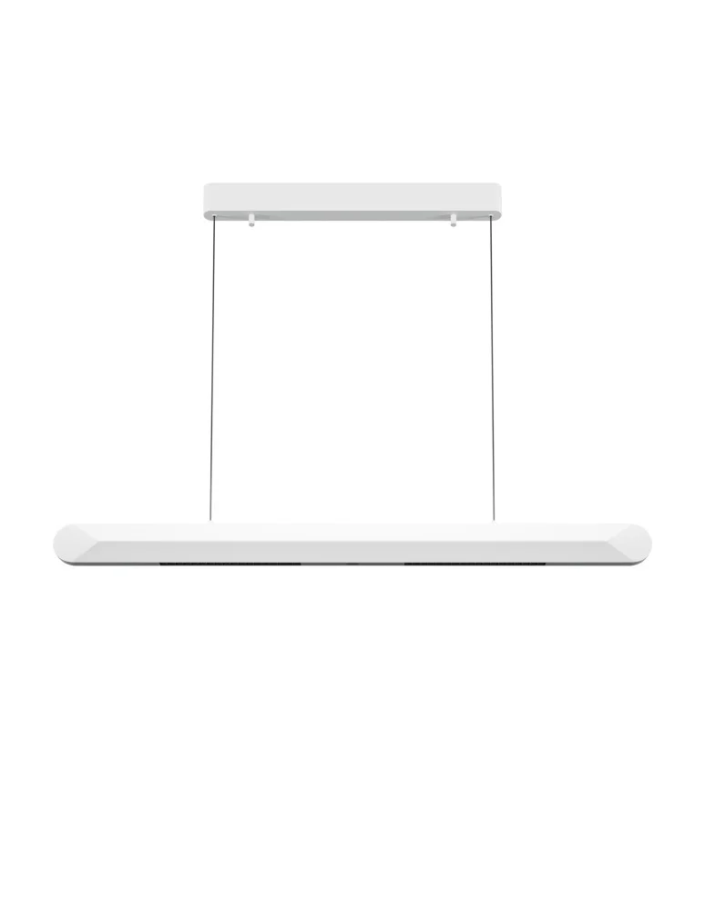 Lamp. Colg. Led Recta Dim. Touch Blanco 24W 3K (1000X1500Mm)