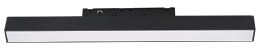 Lamp. Magnetica Led Fija Luz General Alum. Negro 12w 3k 120gr. 48v (300x22x43)mm IP20