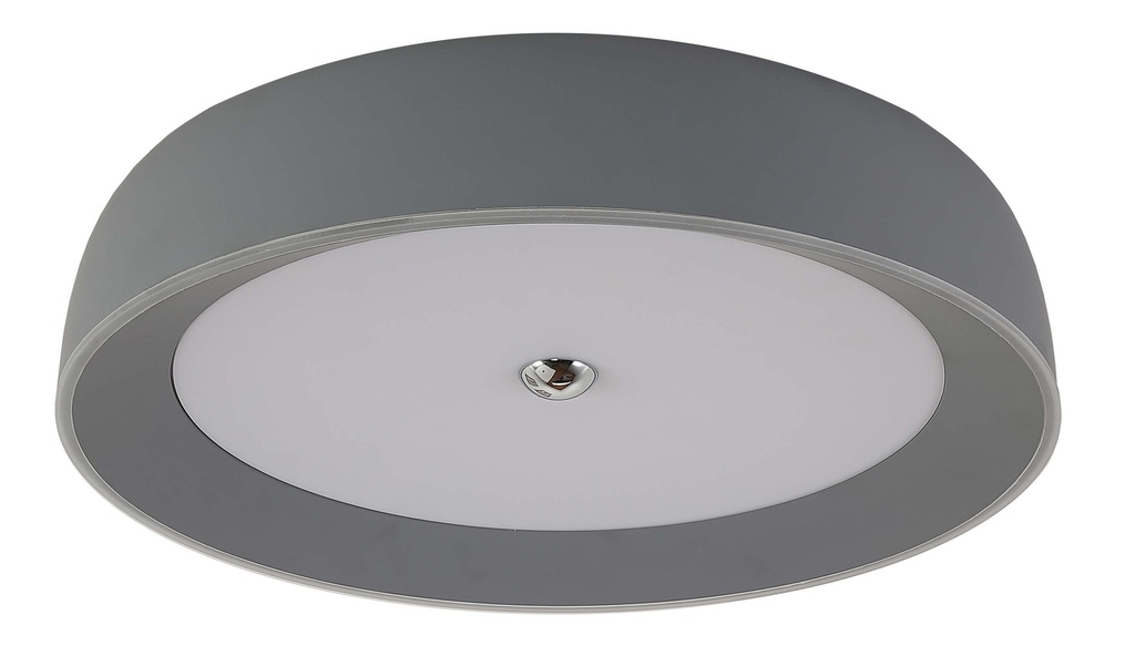 Lamp. Techo Led T/Plafon D36Cm 36W Gris+Blanco