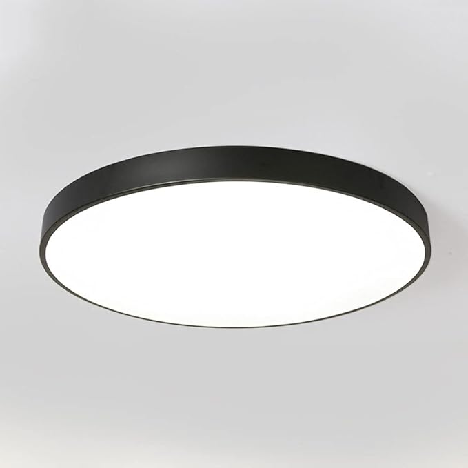 Plafon Led Redondo Negro (D300xH50)mm 24w 3cct 3k/4k/6k (85-265)v