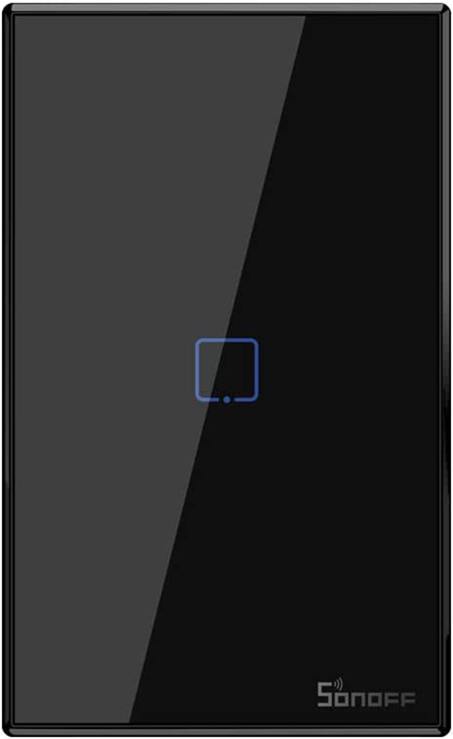 Interruptor Tactil Wifi 1L Simple Negro