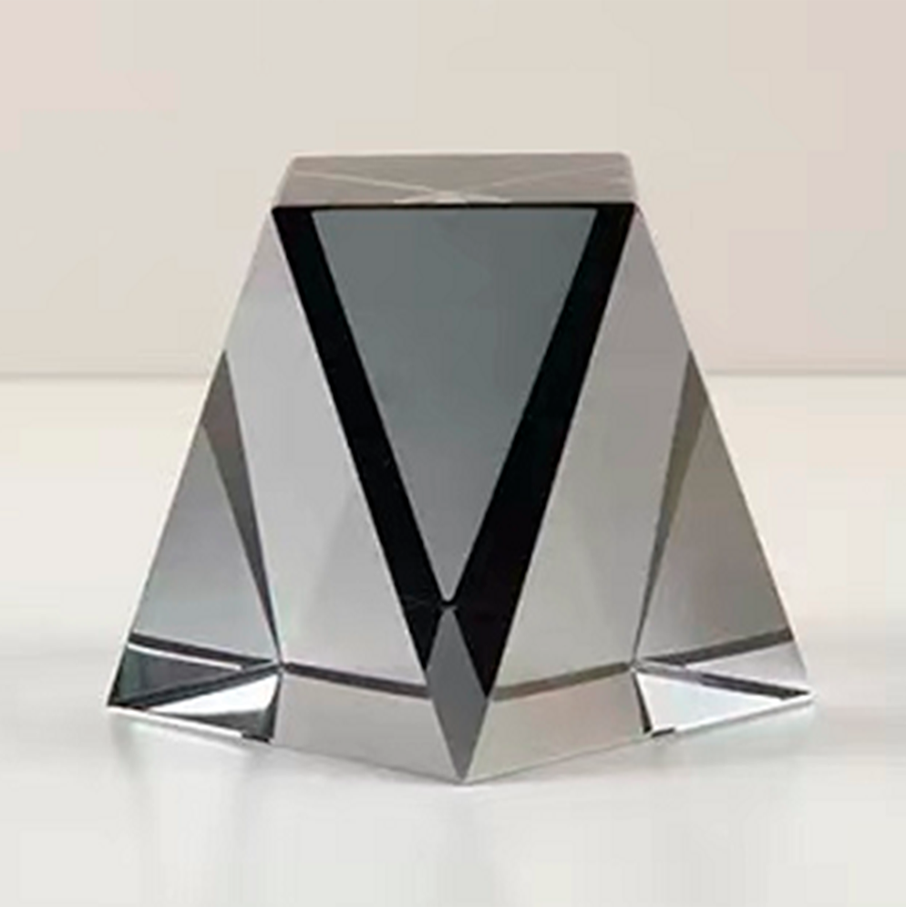 Triangulo De Cristal Plata