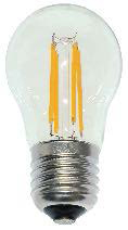 Foco Led T/Bola G45 E27 4W 3K Claro Dimerizable 110-130V (D45Mm)
