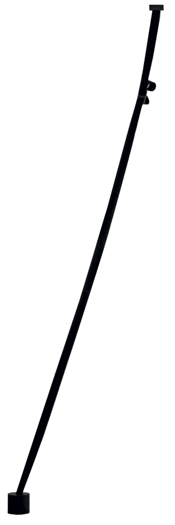 Lamp. Piso-Techo Led Trenzado E/TipoC 25w 3k Negro (120x4000)mm