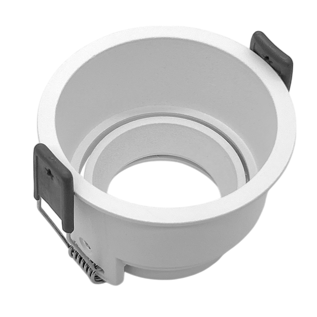 O.B. Prof. Gu10 Movil Red. Aluminio Blanco (D80X56Mm)