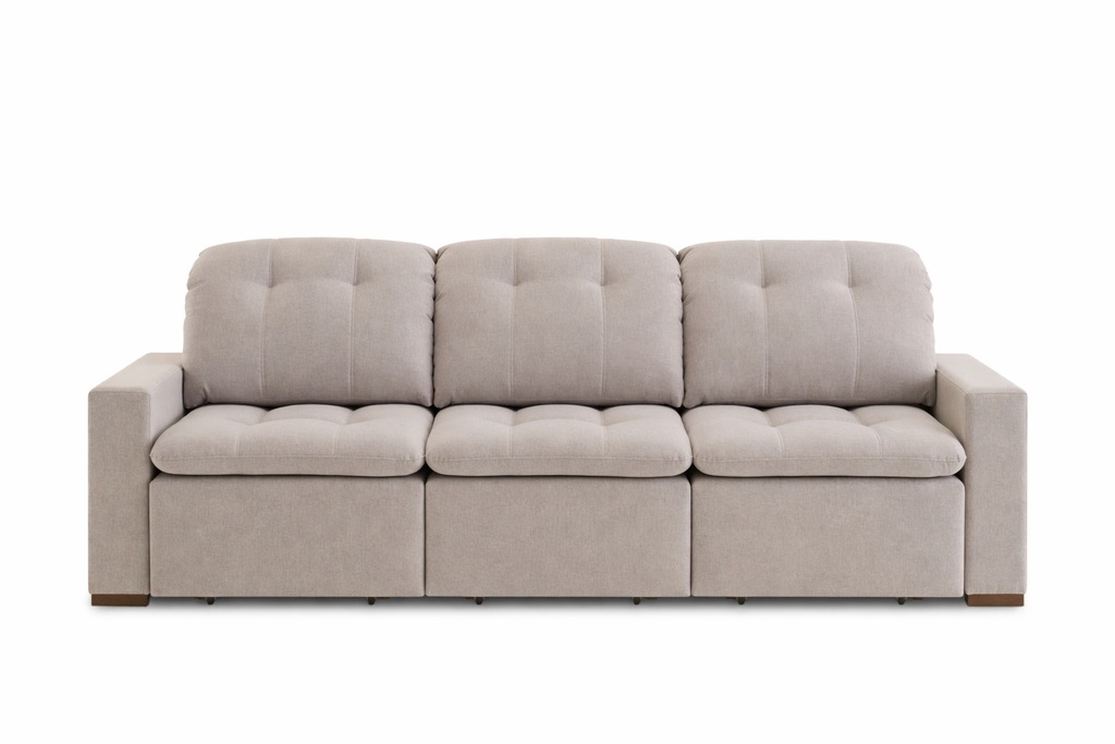 SOFA LAGOS 2.40 Mecanismo tela G-35 jaspes vainilla-beige