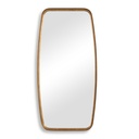 ESPEJO RECTANGULAR DE METAL DORADO 51x102cm