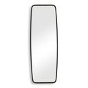 ESPEJO RECTANGULAR DE METAL NEGRO 53x152cm