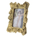 PORTA RETRATO DE RESINA DORADO CLASICO