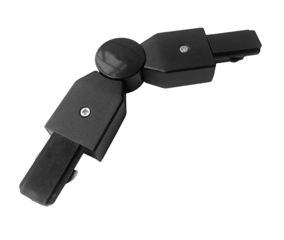 CONECTOR MOVIBLE L P/RIEL NEGRO