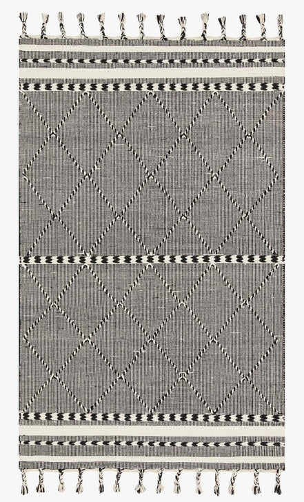 ALFOMBRA SAWYER (1.70X 2.28)M NEGRO/BEIGE