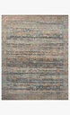 ALFOMBRA HERITAGE (1.21X2.43)M AZUL/CAFE