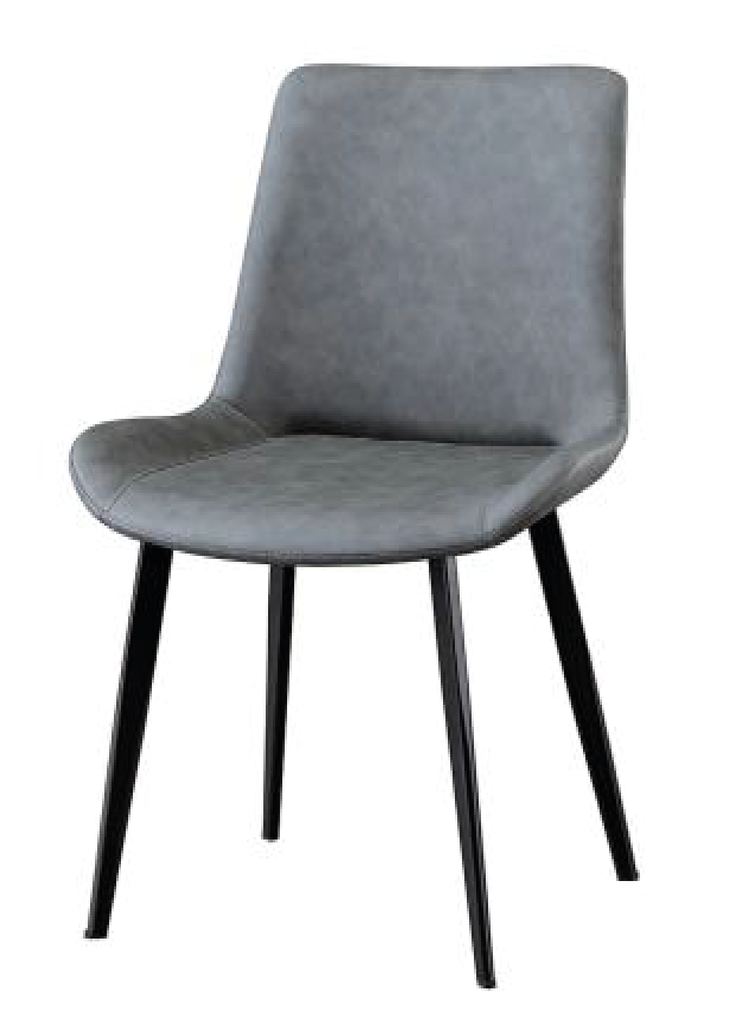 Silla Gris+Patas Metal (59x51x84)cm