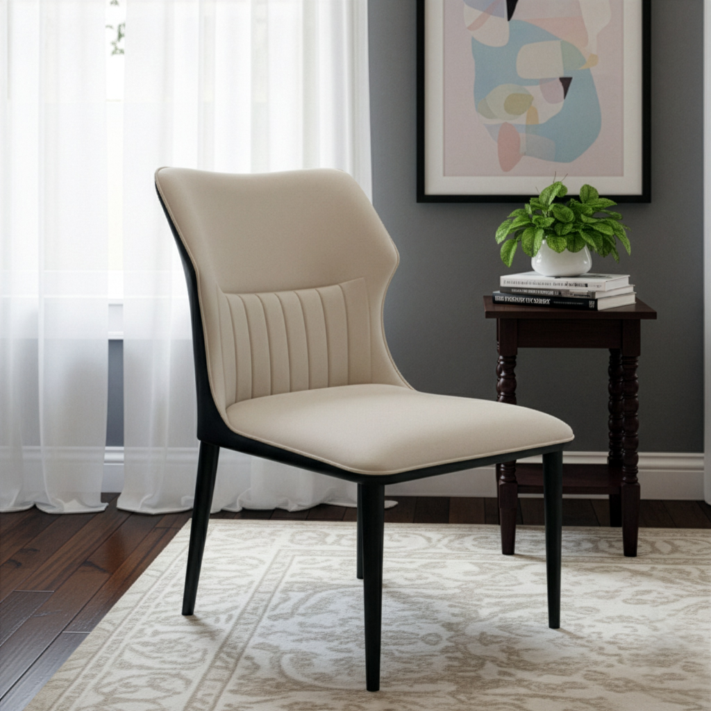 Silla (Beige+Gris)+Patas Metal