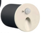 Spot Pared/Grada Led. Red. C/S Mov. Emp. Alum. Blanco 2w 3k (85-265)v (D45xL60)mm Ip20