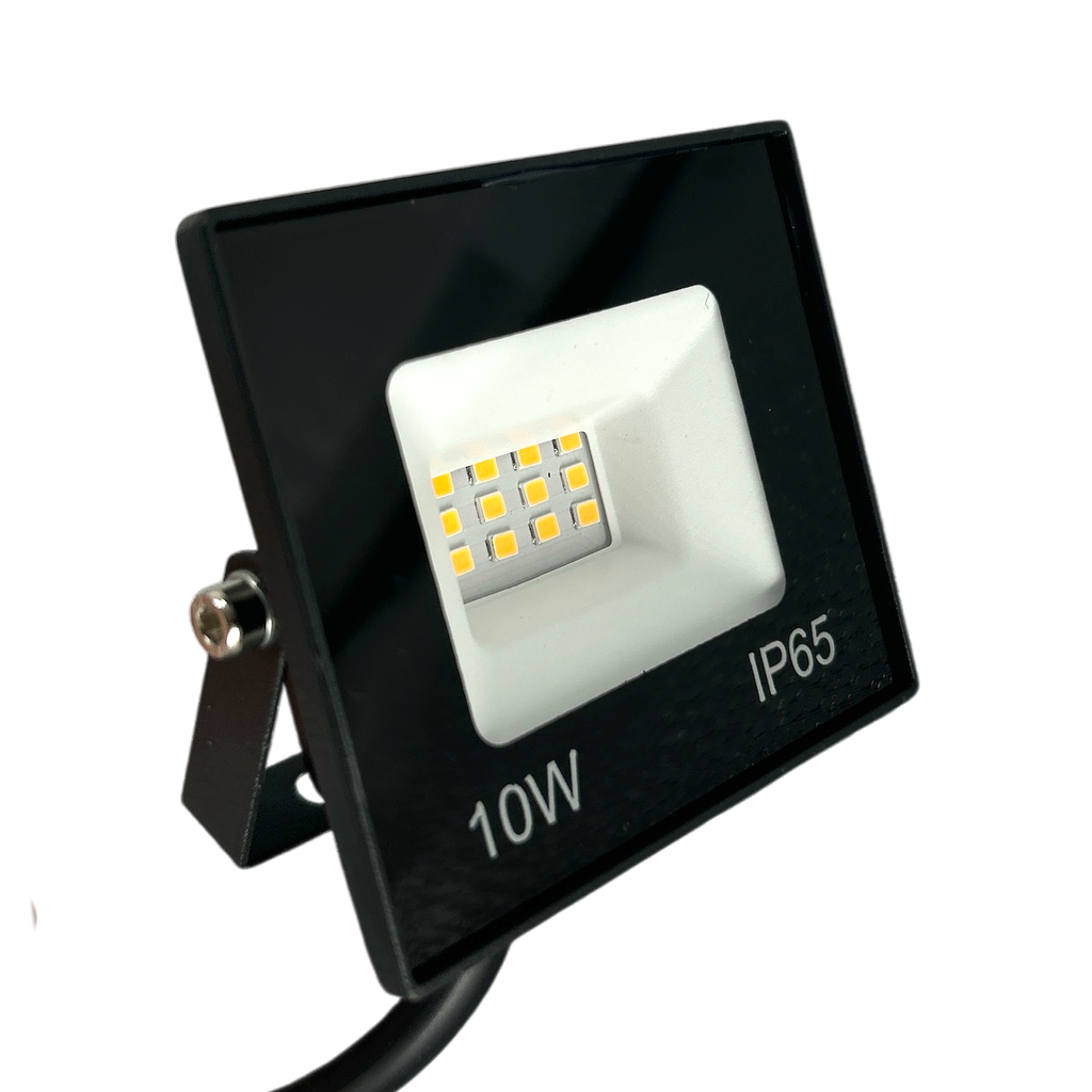 Reflector Plano Negro 10w 3k 100-265v (76x66)mm
