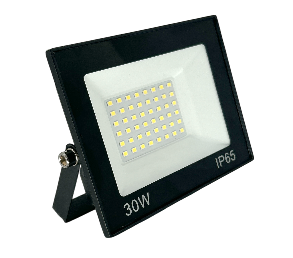 Reflector Plano Negro 30w 6k 100-265v (130x100)mm