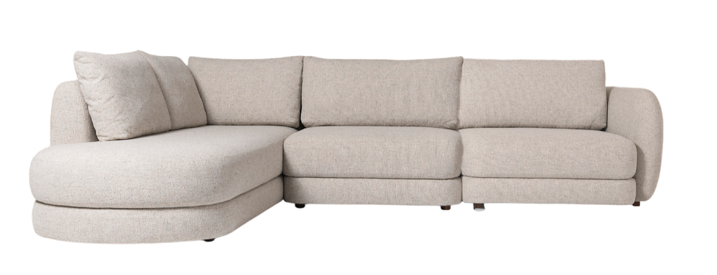 Sofa REFUGIO 2.70M SHESLON DERECHO TELA A107 Taupe