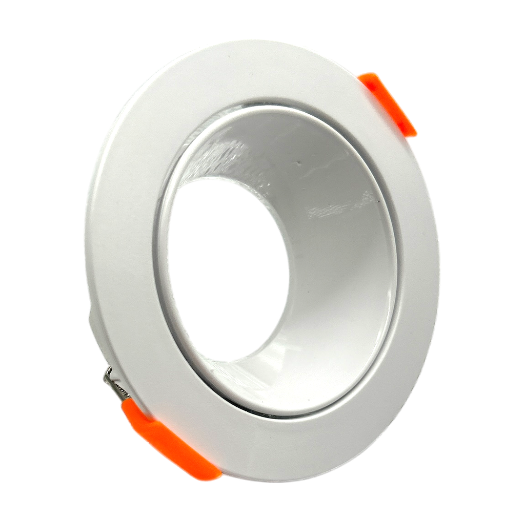 O.B. Gu10 Movil Red. Plastico Blanco (D85Mm)
