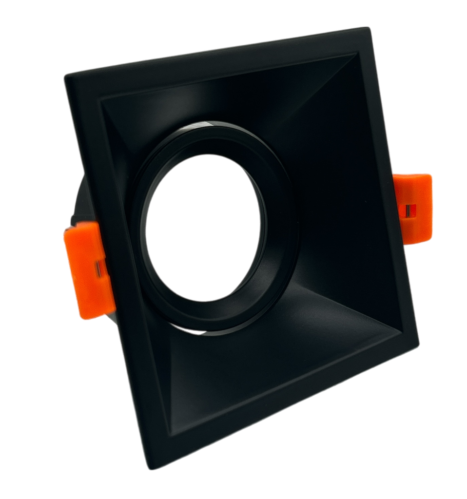 O.B. Prof. Movil Cuad. Aluminio Negro (90X90X45Mm)