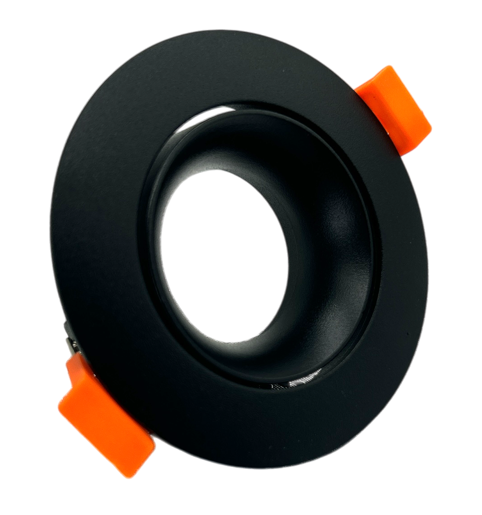 O.b. GU10 Emp. Movil Red. Alum. Negro D106mm