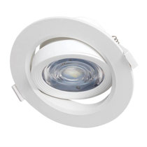 O.B. Led Movil Red. Blanco 5w 6.5k 100-240Vac 400lm (D90x42)mm