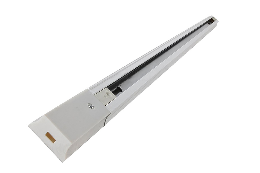Riel P/Spot Alum. Blanco 1mts 2vias