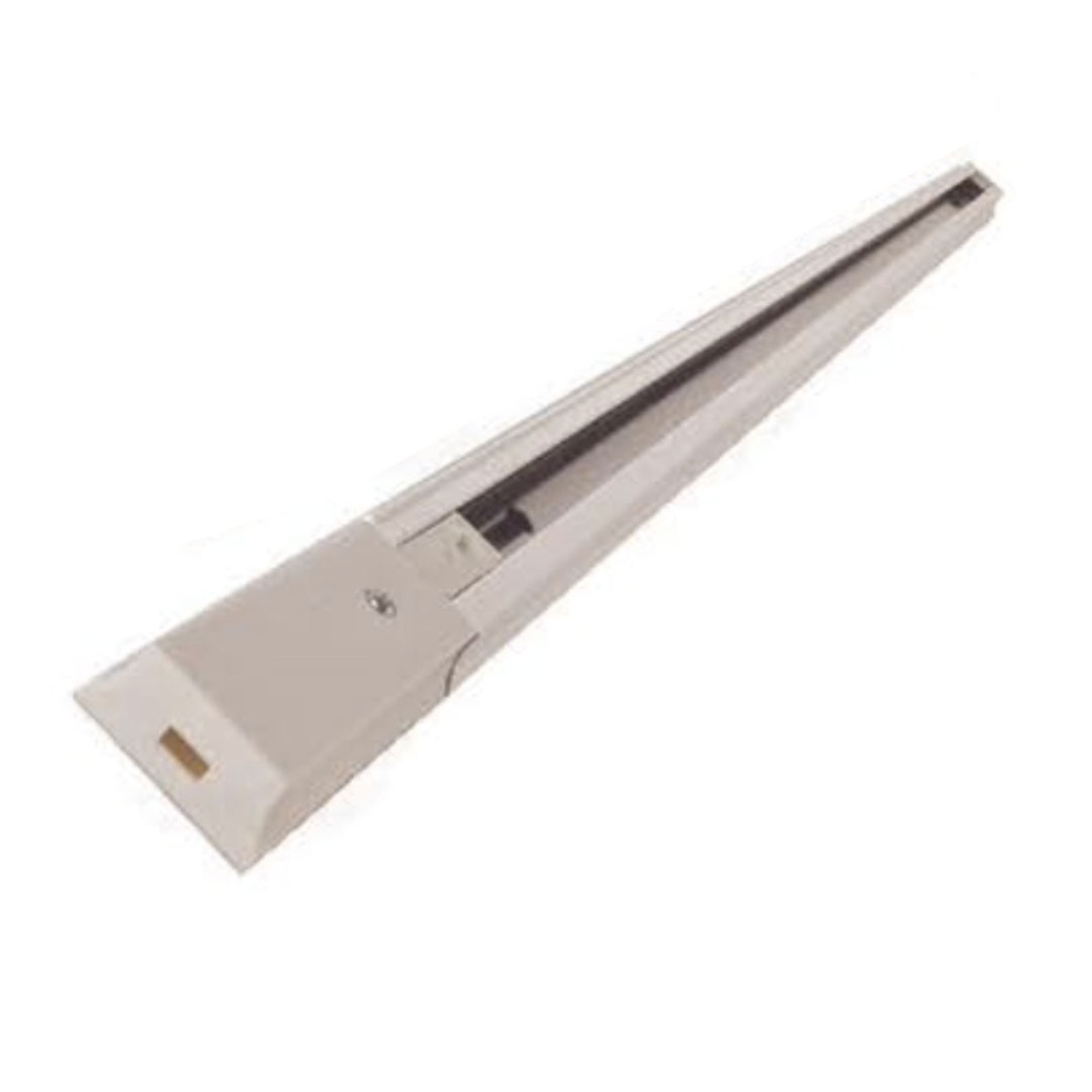 Riel P/Spot Emp. Alum. Blanco 2mts 2vias