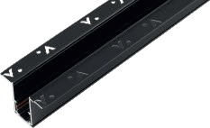 Riel Magnetica Emp. Alum. Negro 3M (48x25)mm