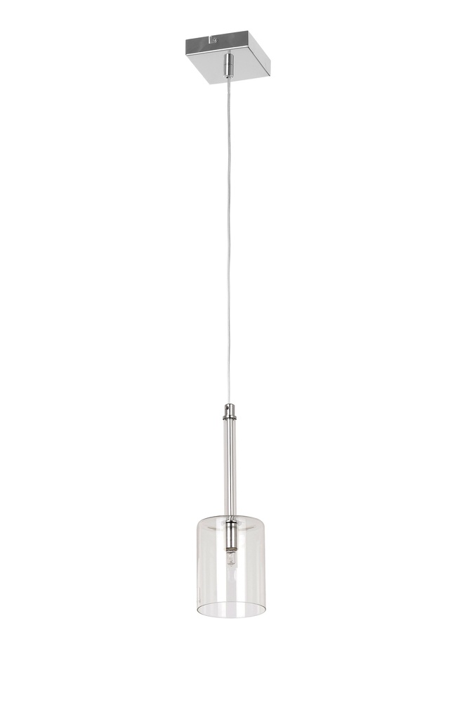 Lamp. Colg. 1L G9 Vidrio Copa (150x120)Mm