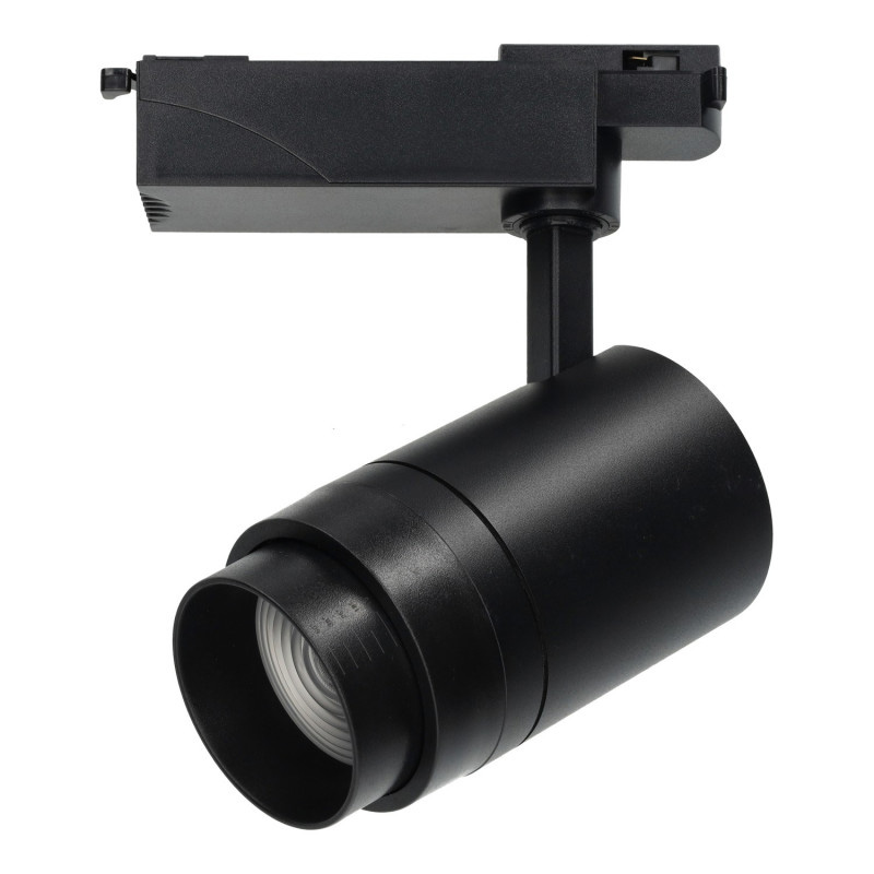 Spot P/Riel Led Mov. 18-60G 30w 4k 3000lm Negro (100-265)v (250x200)mm