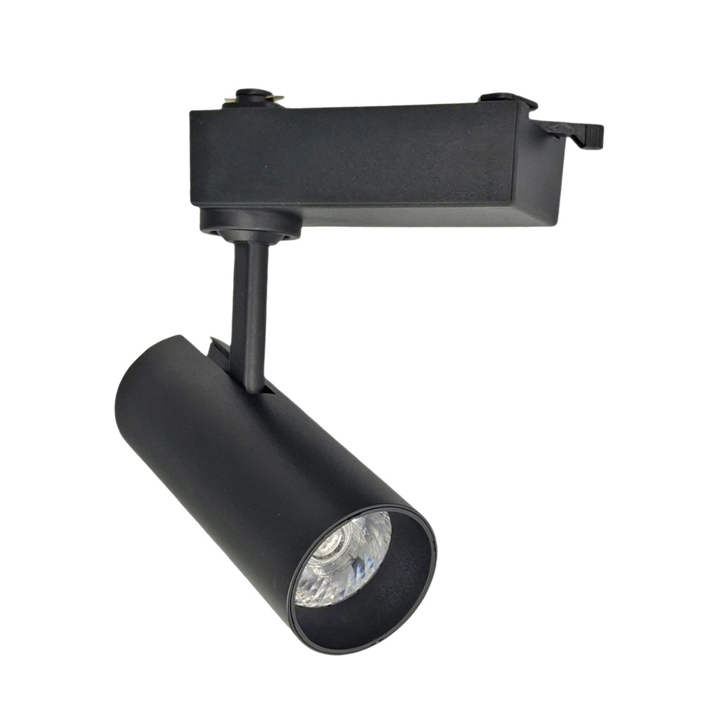 Spot P/Riel Led Mov. 10w 4k 24Gr. 1000lm Negro (100-265)v (190x100)mm