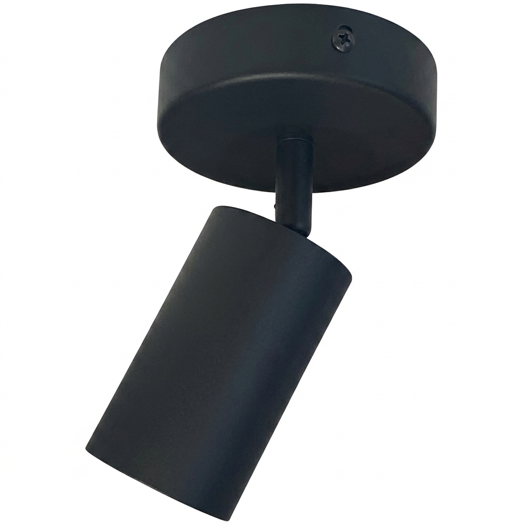 Spot Sob. Movil Negro 1L Gu10 (D55X95Mm)