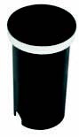 Spot Piso Emp. Red. Plastico Negro 1w 3k 52lm (D50x87)mm Ip67