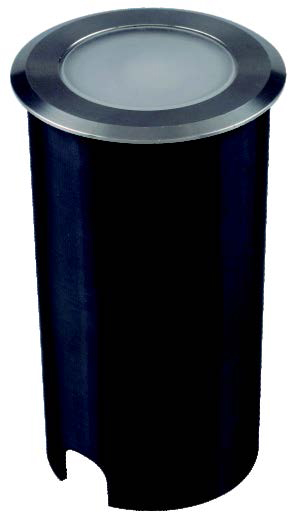 Spot Piso Emp. Red. Aluminio Satin 1x1x 3k (D50xL80)mm IP67