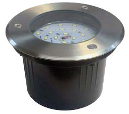 Spot Piso Cilindro Led 10W 120V 15X13Cm Ip67 3K