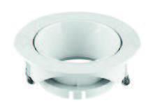 [010058 | KZ-TS24-WH] O.B. Gu10 Movil Red. Plastico Blanco (D85Mm)