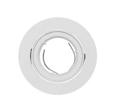 [010142 | 87A16 BL] O.b. GU10 Emp. Movil Red. Alum. Blanco (D100xH36)mm