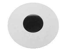 [010146 | 2012-O blanco] O.b. GU10 Emp. Movil Red. Pinhole "O" Alum. Blanco (D88xP75)mm