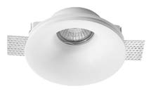 [010271 | GC-1007] O.B. Emp. Gu10 Red. Yeso Blanco (D130X50Mm)