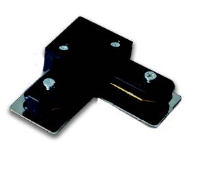 [010743 | T21A03 BK] Conector L P/Riel Led Negro