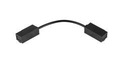 [010918 | KZ-T23U05] Conector Flexible P/Riel Magnetica T/Perfil Negro Ip20 48V (280X23Mm)