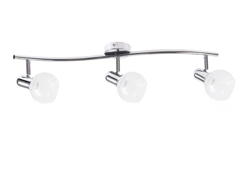 [032052 | 68186CR.C3S.WT+CL] Spot 3L E14 Cr Copa Bl+Cl 620X180Mm