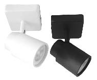 [032125 | SN-029-1L wh] Spot Gu10 1L Movil Con Base Blanco Moderno