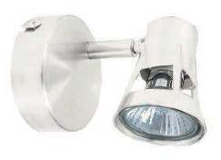 [032301 | 63008W1R/WH] Spot 1L Gu10 Incand. Blanco (130X90)Mm C/F