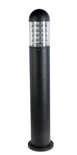 [034042 | B2114-H80-BK] Bolardo 1L E27 T/Bala Negro (800X108Mm) Ip65