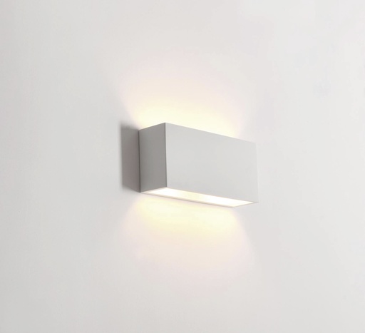 [034101 | GW-8103] Aplique Pared Yeso Bid. Int. 2L G9 Rectangular (250x120x70)Mm