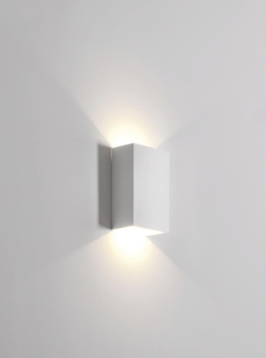 [034102 | GW-8007] Aplique Pared Yeso Bid. Int. 1L G9 Rectangular (160x100x60)Mm