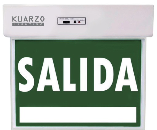 [060035 | 25327] Lamp. Señal Salida Led Doble Cara (240x180x210)Mm Incl. Adh.