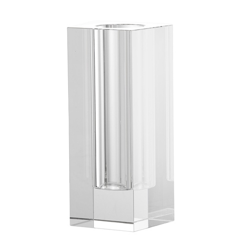 [150020 | 77388-CLEA] Portaflor De Vidrio Macizo Cuadrado Grande